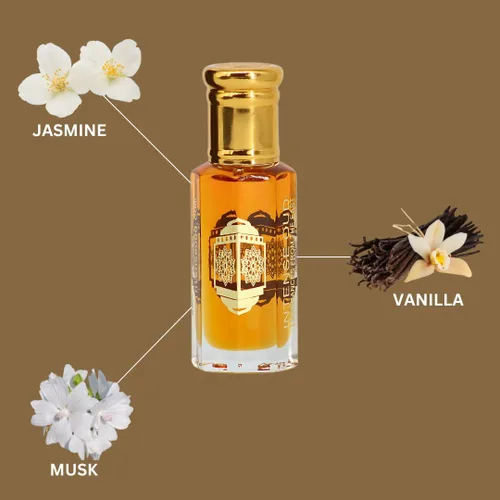 Miniatura 7 de Jasmin - Aceite de perfume árabe para hombres y mujeres, fragancia concentrada sin alcohol de larga duración, 0.4 fl oz (0.40 onzas) en caja