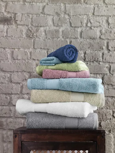 Miniatura 5 de Towels Beyond - Juego de toallas de lujo de 6 piezas, 100% algodón turco, de secado rápido, altamente absorbente y cómodo, incluye 2 toallas de Beige