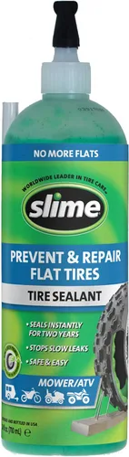 Miniatura 2 de Slime 10008-6PK Sellador de Reparación de Pinchazos para Neumáticos Desinflados, Previene y Repara, Neumáticos de Cortacésped y ATV sin Cámara, No