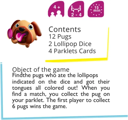 Miniatura 6 de ¡Lenguas fuera! El juego preescolar y para niños blandito, exprimible - Divertido juego educativo de memoria y coordinación para perritos por Blue
