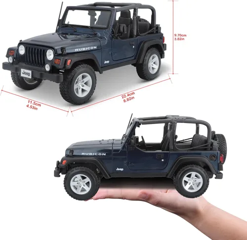 Miniatura 4 de Maisto Jeep Wrangler Rubicon 1:18 (los colores pueden variar)