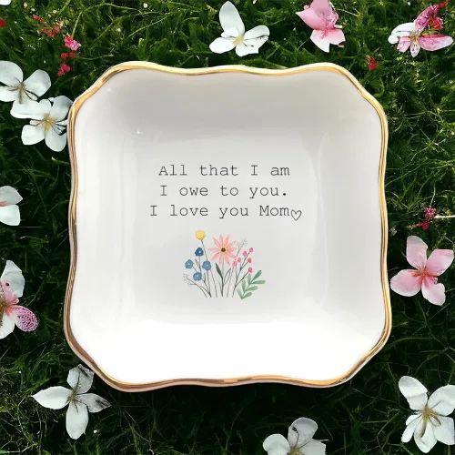 Miniatura 6 de Plato de cerámica para joyería, regalo de boda para la madre de la novia, regalo de despedida de soltera, regalos para mamá de novia, regalo