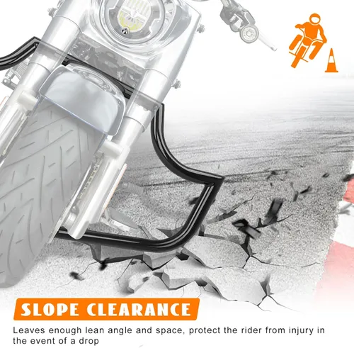 Miniatura 4 de protector para motor, barras de choque Highway delanteras para Softail Standard, Slim, Sport Glide, Street Bob, Fat Boy, Fat Bob, Low Rider