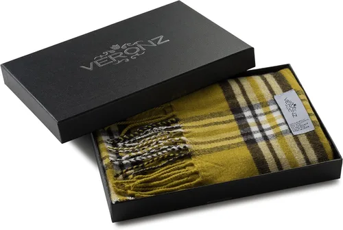 Miniatura 5 de Veronz - Bufanda clásica de invierno muy suave de aspecto lujoso y sensación de cachemira con caja de regalo