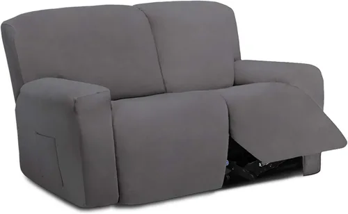 Miniatura 30 de Easy-Going - Funda elástica de microfibra para sofá reclinable seccional, suave vellón ajustable a tu sofá de 2 cuerpos, lavable, protege tus