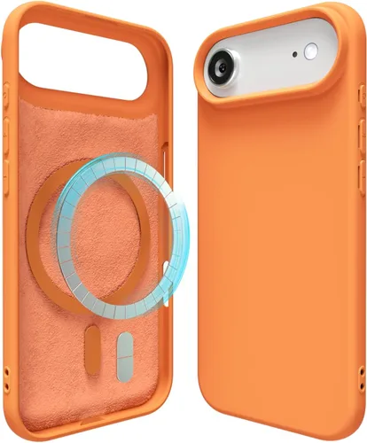 Miniatura 199 de oakxco Funda de silicona para iPhone 12 Pro Max, magnética, compatible con carga inalámbrica Magsafe, cubierta protectora de goma suave y delgada