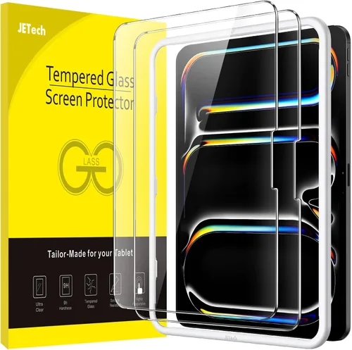 Miniatura 13 de JETech Protector de pantalla para iPad (9.7 pulgadas, modelo 2018/2017, 6ª/5ª generación), Air 2/1, Pro 9.7 pulgadas, película de vidrio templado