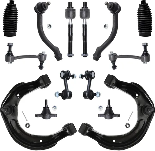 Miniatura 106 de Detroit Axle - Kit de suspensión frontal de 16 piezas para RWD Chrysler 300 Dodge Charger Challenger Magnum 6 brazos de control con rótulas 2