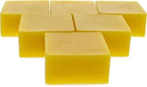 Miniatura 2 de Juego de 6 ceras de abeja cuadradas con triple filtro amarillo de 2.4 onzas