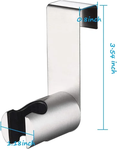 Miniatura 2 de Pulverizador de bidé de mano para inodoro de acero inoxidable, soporte para rociador de bidé, accesorio de pulverización de baño para higiene