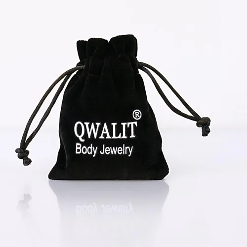 Miniatura 8 de QWALIT Aretes de nariz transparentes para el trabajo, piercings de nariz transparentes para el trabajo, piercing de nariz de plástico transparente