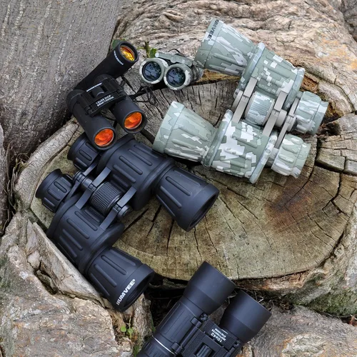 Miniatura 5 de HUMVEE Binocular de goma 20x50 con lente roja antirreflectante