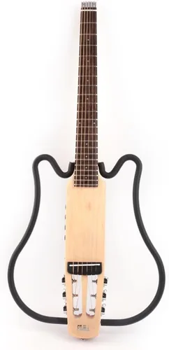 Miniatura 8 de Fojill Guitarra Acústica Eléctrica Híbrida de Cuerdas de Acero con Efectos Incorporados Reverb Delay Práctica Portátil de Viaje Silenciosa Cuerpo