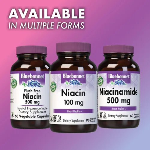 Miniatura 7 de Bluebonnet Niacina 100 mg cápsulas vegetales, 90 unidades ('743715004597)