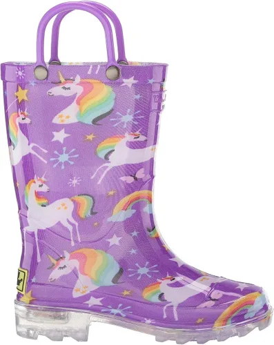 Miniatura 6 de Western Chief Kids Light-Up Waterproof Rain Boot with Pull on Handles