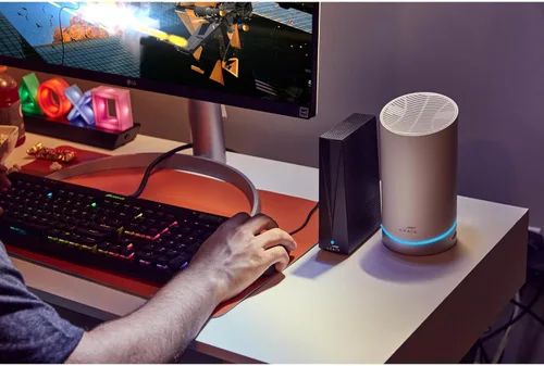 Miniatura 3 de ARRIS Surfboard Thruster Kit de Aceleración de Router Wi-Fi 6E para Juegos W6B Banda Dedicada de 6GHz Puerto de 2.5 Gbps Funciona