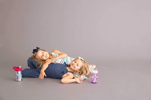 Miniatura 18 de CamelBak Eddy+ Kids Water Bottle with Bite Valve Straw, Leak‑Resistant Easy‑Sip Design for Everyday Hydration, 14oz Kids Animales de la selva