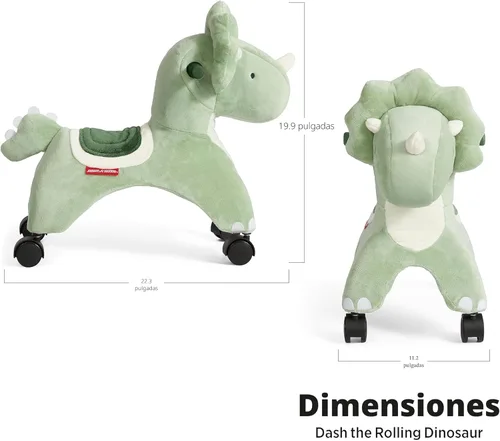Miniatura 3 de Radio Flyer - Juguetes de montar para niños pequeños de peluche animal – Paseo suave y suave para niños de 1 a 3 años, juguete de paseo