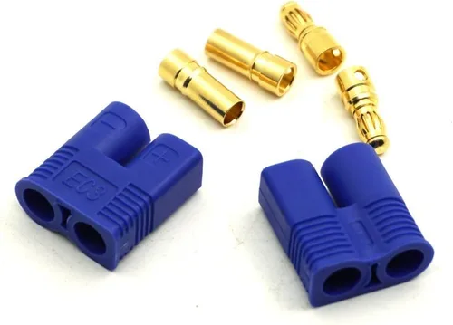 Miniatura 3 de 10 pares de conectores de batería EC3, enchufe banana de 0.138 in hembra macho bala conector RC ESC LIPO batería motor eléctrico avión Quadcopter