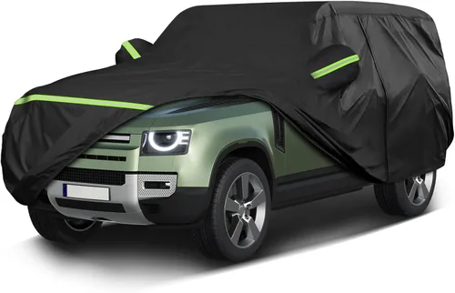 Miniatura 14 de QUNSUNUS Funda impermeable para camioneta Ford F-150 Super Crew Cab de 6.5 pies de cama corta, cubierta exterior para camioneta con cremallera