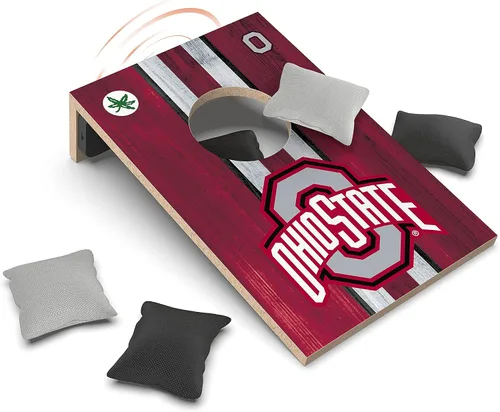 Miniatura 18 de SOAR Juego de Cornhole de mesa NCAA y altavoz Bluetooth