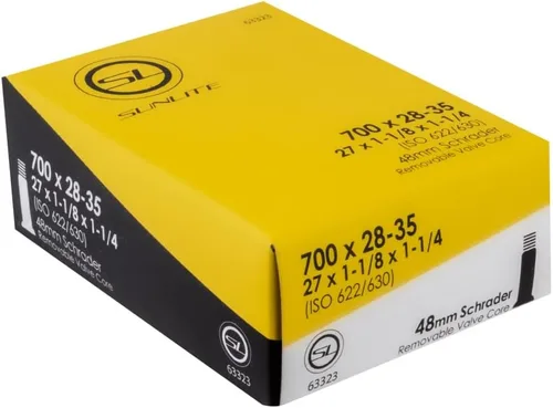 Miniatura 36 de Sunlite Tubos de válvula Schrader Standad, varios tamaños Negro