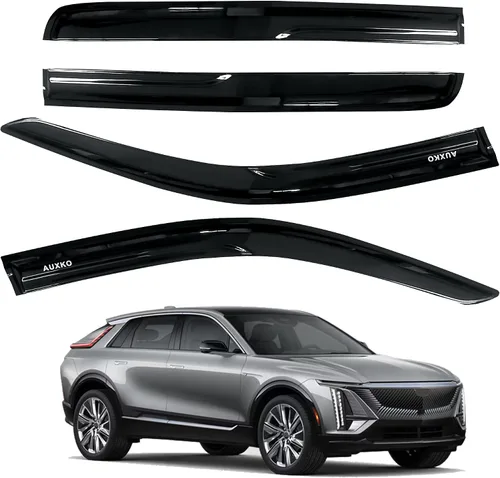Miniatura 19 de AUXKO Protector de lluvia de ventana para Honda HRV 2023 2024 2025 2026 exterior con cinta adhesiva inastillable, protector de humo solar, visera