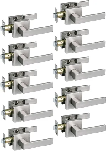 Miniatura 81 de NEWBANG Manija de palanca de puerta sólida con acabado negro mate