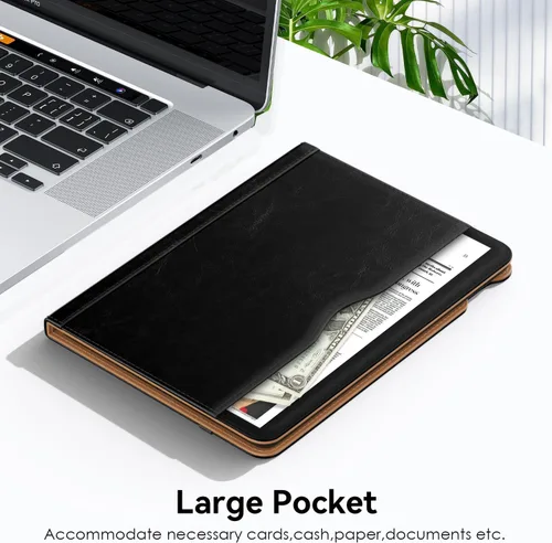 Miniatura 8 de OKP Funda para iPad de 9ª generación 2021/8ª generación 2020/7ª generación 2019 de 10.2 pulgadas, funda con visión multiángulo, cuero PU con soporte