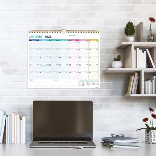 Miniatura 2 de Calendario de Pared 2026-2027 - Ene 2026 - Jun 2027, Calendario de 18 Meses 2026-2027, 14.57 x 11.42 Pulgadas, Calendario 2026, Calendario Mensual