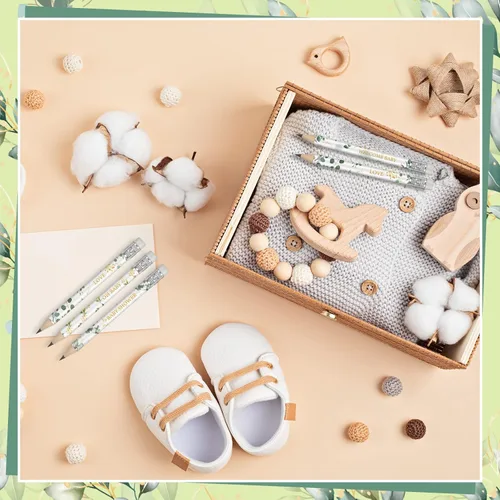 Miniatura 4 de Tinlade 60 Piezas Lápices de Golf Verde Salvia para Baby Shower con Borradores Pequeños Mini Lápices Afilados para Niños para Escuela in Bloom