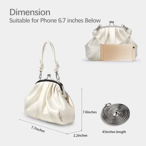 Miniatura 5 de Lostars Evening Clutch Purses for Women Clutch Evening Bag for Wedding and Party
