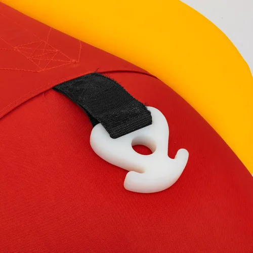 Miniatura 3 de Airhead Hot Dog Towable Tube for Boating, 1-5 Rider Inflatable Boat Tube for Water Tubing, Full Nylon Cover, EVA Padding, Foam Padded Handles