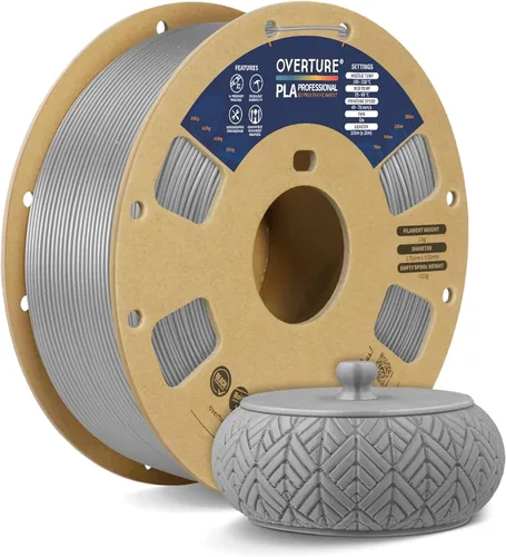 Miniatura 32 de Overture PLA Plus (PLA+) Filamento de 1/16 pulgadas, dureza mejorada con rollo PLA, con superficie de construcción 3D de 7.87 × 7.87 pulgadas, PLA