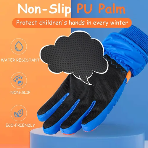 Miniatura 10 de Guantes de nieve para hombre y mujer, impermeables, para invierno, cálidos, para esquí, snowboard, guantes para mujer