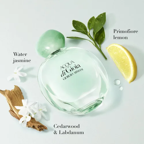 Miniatura 2 de Armani Beauty – Acqua di Gioia – Eau de Parfum – Fragancia floral afrutada para mujer – Limón Primofiore, jazmín acuático, notas de madera de cedro
