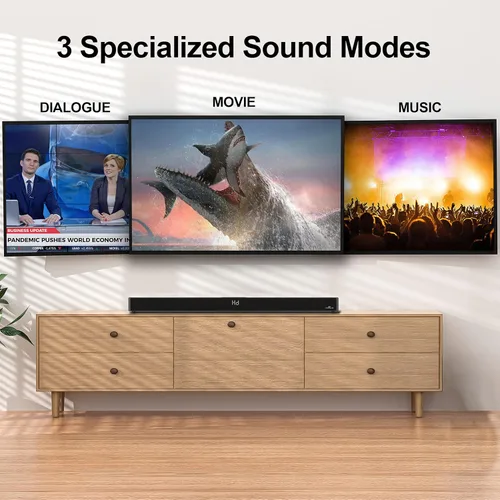 Miniatura 2 de LARKSOUND Barra de sonido todo en uno con subwoofer integrado