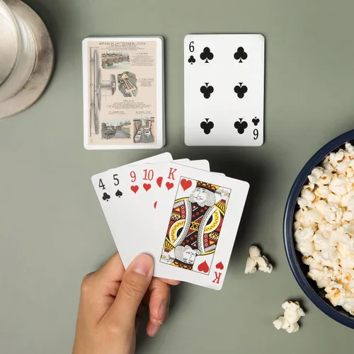 Miniatura 2 de Lantern Press Ballard Locks Technical, 52 Playing Cards for Adults, Poker Size Card Deck