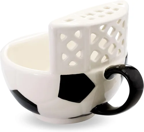 Miniatura 10 de MAX'IS Creations Taza de fútbol con portería, para Navidad, entrenador de fútbol, hombre, mamá de fútbol, niños y niñas de 8 a 14 años, taza