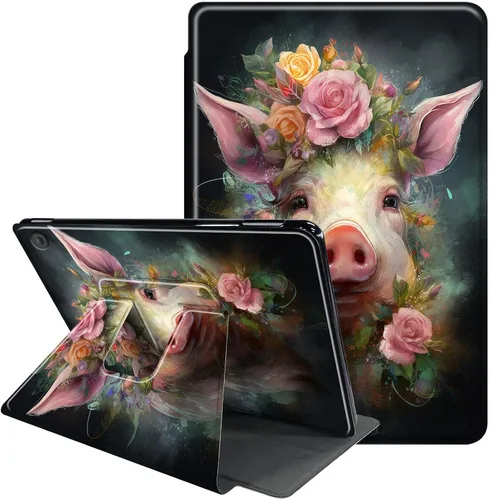 Miniatura 31 de Funda para Samsung Galaxy Tab A8 de 10.5 pulgadas 2022-360 grados giratoria multiángulo de visión protectora con apagado y encendido automático