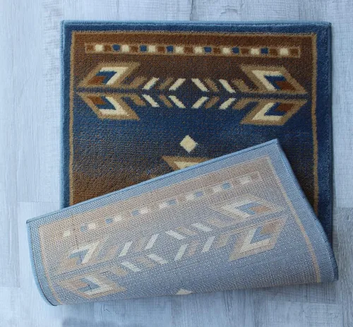 Miniatura 5 de Masada Masada Rugs Southwest - Alfombra nativa americana de 2 x 3 pies, color azul