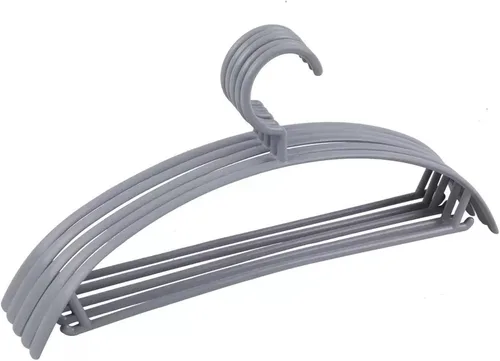 Miniatura 5 de Perchas de ropa, perchas para suéteres, perchas de armario, perchas resistentes, perchas de ropa antideslizantes, 10 piezas antideslizantes