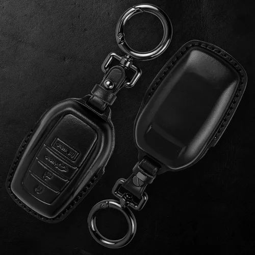 Miniatura 3 de Tukellen Funda de cuero para llavero Toyota compatible con Camey 4Runner 2025-2026 Land Cruiser 2019-2026, Venza 2021-2026, Grand Highlander Hilux