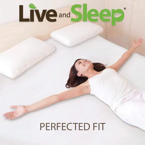 Miniatura 5 de Live and Sleep Colchón ultra de espuma viscoelástica de gel de 10 pulgadas en una caja, equilibrio medio, cama fresca en una caja, certificado