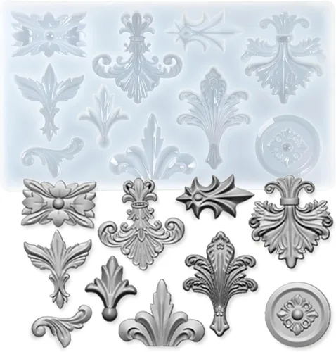 Miniatura 16 de Molde de Arte para Arcilla de Secado al Aire de Policlay, Yeso, Columna Decorativa y Estatua Escultórica Columna y Estatua