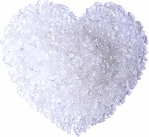 Miniatura 18 de Grava de cristal de cuarzo rosa, piedras trituradas, piedras curativas a granel, piedras naturales pulidas, decoración del hogar, guijarros pequeños