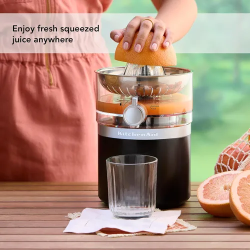 Miniatura 3 de KitchenAid Go Cordless Citrus Juicer - batería incluida, KCJR161BM