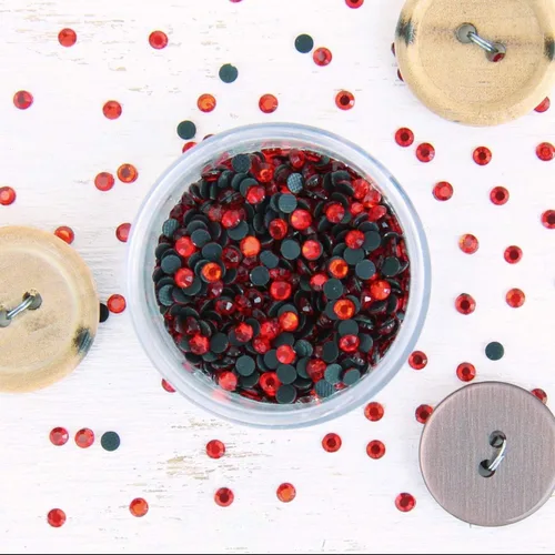 Miniatura 44 de Estrás para aplicar con calor - 6SS, 10SS, 16SS, 20SS, 30SS - 32 colores Iron-on hotfix rhinestones - add brilliant sparkle to apparel, denim