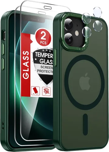 Miniatura 30 de LeYi Funda para iPhone XR: con protector de pantalla X2 + 2 funda para cámara [compatible con MagSafe] Funda protectora magnética i iphoneXR