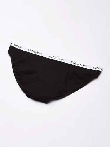 Miniatura 3 de Calvin Klein - Calzones bikini elásticos de algodón con logotipo de carrusel para mujer, paquete múltiple